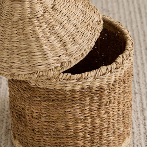 วิธีแก้ปัญหาที่ใช้งานได้จริงและมีสไตล์ในการทำให้ห้องของทุกห้องมีการส่งเสริมตะกร้าเก็บหญ้าทะเลในสภาพแวดล้อมที่เป็นระเบียบเรียบร้อย - Product Image 2