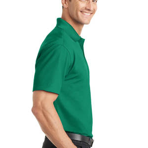 Polo de manga corta que absorbe la humedad de la zona seca para hombre de poliéster 100% - Product Image 3