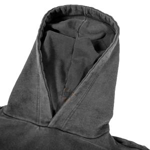 Sweat-shirts à capuche unisexes personnalisés, lavage à l'acide, hiver, surdimensionnés, en molleton, délavés, vintage, mélange polyester/coton - Product Image 3