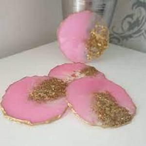 Juego de Posavasos de Resina Clásicos de Diseño Personalizado, Venta Caliente, OEM ODM, Disponibles en Stock para Hogar, Cocina, Hotel, Restaurante, Té y Café - Product Image 4