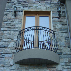 Rampe de balcon en fer forgé de haute qualité Conception de fer décoratif Matériaux locaux durables fabriqués au Vietnam - Product Image 2