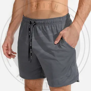 Men's Summer Eco-Friendly Quick Dry Solid Pattern Gym Shorts Beach Wear Sport Shorts - Product Image 1