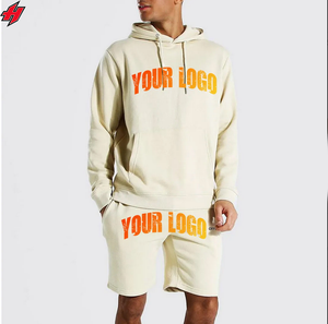 Ensemble short et sweat-shirt pour homme, sur mesure, été, décontracté, imprimé, streetwear, coton, séchage rapide, nouvelle arrivée, respirant - Product Image 1