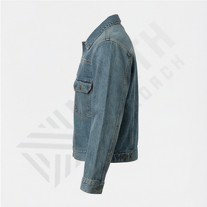 Veste en jean en coton pour homme, vêtements, vestes, manteaux, grande taille, veste en jean de haute qualité personnalisée, service de qualité, vêtements d'extérieur - Product Image 3