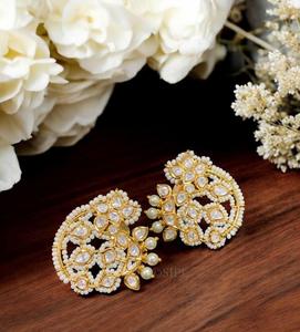 ต่างหูดีไซน์เนอร์ที่มีเสน่ห์พร้อมต่างหูหินสำหรับผู้หญิงสาวๆสำหรับตอนเย็นมองหางานปาร์ตี้แฟชั่น - Product Image 3