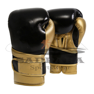 Gants de boxe en cuir PU avec logo personnalisé de haute qualité équipement de boxe professionnel entraînement confortable combat vente en gros - Product Image 2