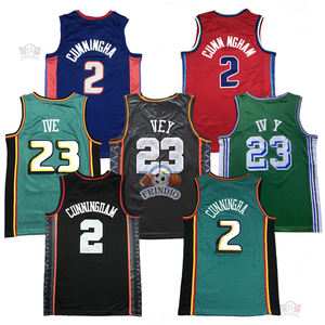 Maillot de basket-ball personnalisé orange et blanc, imprimé par transfert thermique, respirant, à séchage rapide, en maille sans manches, uniforme de basket-ball unisexe - Product Image 2