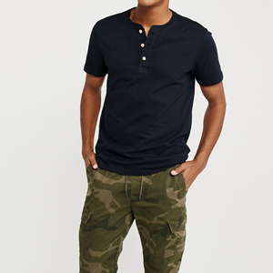 Nouveau Offre Spéciale 2025 Top Qualité Hommes Dernière Conception O Cou avec Bouton À Manches Courtes t-shirt Pour Homme - Product Image 1