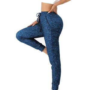 Pantalons de survêtement pour femmes avec logo personnalisé OEM 2025, avec poches latérales, respirants, pour la course à pied, l'entraînement, pantalons de survêtement pour femmes - Product Image 2