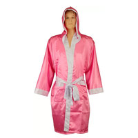 Robe de boxe à capuche réglable pour hommes et femmes, durable, respirante, en polyester/nylon, pour compétition de MMA, kickboxing, Muay Thai