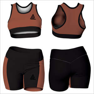 Gilet de Yoga actif transfrontalier pour femme jupe de Tennis coupe ajustée solide Anti-exposition grande taille ensembles d'été respirant écologique - Product Image 5