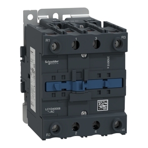 Contattore Schneider Electric TeSys D LC1D40008F7 4P (2 NO + 2 NC) 440 V 60 A 110 V AC 50/60 Hz con bobina - Product Image 1