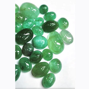 34 piezas de Esmeralda zambiana natural 10mm a 22mm cabujón redondo ovalado 234 Cts lote Iroc ventas calidad cabina de piedras preciosas - Product Image 2