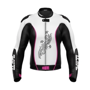 Chaqueta de Cuero para Motociclismo, de Piel de Vaca/Canguro, Perforada, para Carreras, con Certificación CE, Todas las Tallas y Colores - Product Image 1