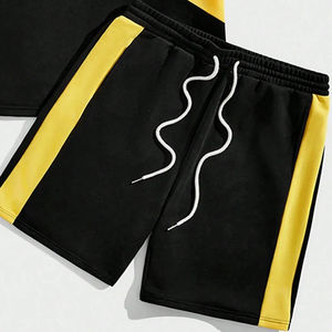 Ropa al aire libre Hombres Camiseta Conjunto corto Algodón antiarrugas transpirable Calidad Premium Precio barato Camiseta Conjunto corto con hecho a medida - Product Image 4