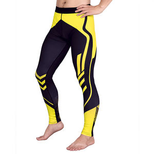 Collants de course à compression pour hommes, vêtements de sport de haute qualité, respirants, à séchage rapide, en coton élastique et bambou, avec cordon de serrage à la taille - Product Image 6