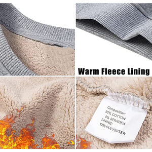 Sudadera Premium de Algodón con Cuello Redondo, Unisex, Color Negro Sólido, Suave, de Felpa, para Imprimir - Product Image 3