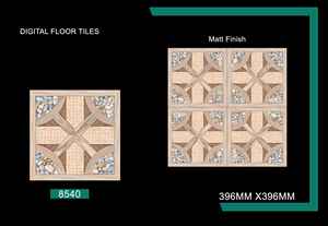 Baldosas de cerámica digitales rústicas clásicas de 400x400mm para uso interior con acabado superficial mate - Product Image 2