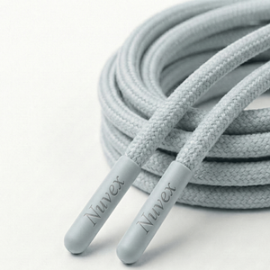 Cordón Impermeable con Logotipo Personalizado |   Cordones Trenzados de 3 Hilos, Ecológicos, 100% Poliéster, para Prendas, Zapatos, Bolsas, con Aglets - Product Image 3