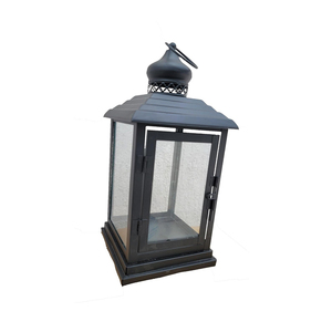 Linterna de vela de madera de diseño antiguo con Base de Metal Linterna colgante moderna de alta calidad Forma cilíndrica Hecho a mano al por mayor - Product Image 2