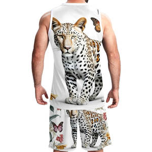 เสื้อเจอร์ซีย์บาสเก็ตบอลระบายอากาศได้ดีขนาดใหญ่พิเศษออกแบบได้ตามต้องการแขนกุด - Product Image 2