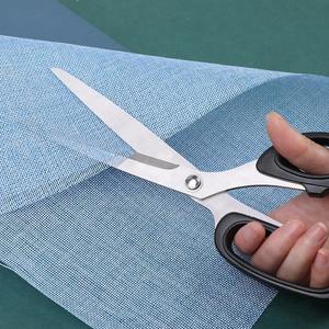 Ciseaux de tailleur en acier inoxydable pour tissu, broderie, couture, coupe de vêtements, outil de coupe avec lame droite et tranchante - Product Image 4