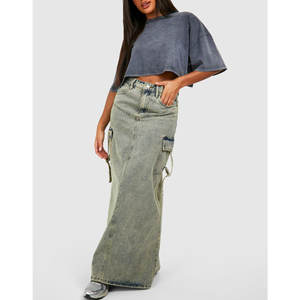 Gran oferta, camisetas de todas las tallas para mujer, venta al por mayor, camiseta informal personalizada con el logotipo de tu marca, camiseta lavada con ácido de algodón 100% - Product Image 3