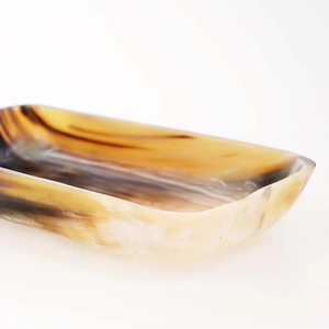 Best Quality Unique Standard Genuine Polished Waterproof Handmade Horn <b>Bowl</b> <b>Set</b> Disposable <b>Soup</b> Tray Serving Snacks Fruits - Product Image 1