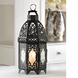 Fabriqué en Inde bas prix vente chaude lanterne marocaine Style rétro bougie en métal lanterne flamme vacillante Table bougie lumière 2024 - Product Image 2
