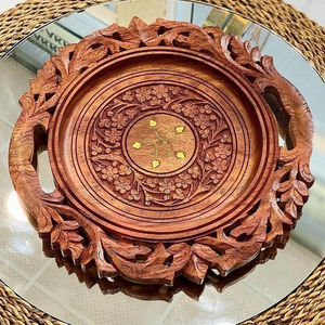 Assiettes de service en bois de forme rectangulaire de designer pour la maison, l'hôtel ou le restaurant à un prix raisonnable - Product Image 3