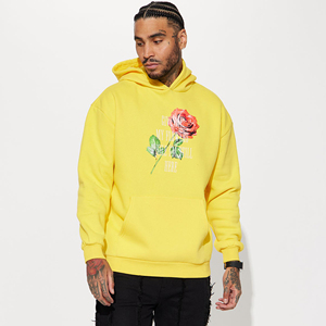 400 GSM Hoodie Hommes Pull 100% Coton Offre Spéciale Hommes Sweat À Capuche Épais Sweat Logo Personnalisé Français Terry À Capuche - Product Image 1