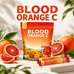 Sachets de mélange de boisson à l'orange sanguine et à la vitamine C, marque privée OEM, pour le soutien immunitaire, complément santé, formule personnalisée, logo personnalisé - Product Image 3