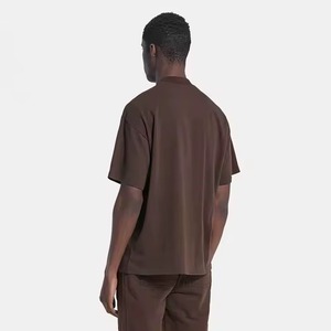 Camiseta Extra Grande de Algodón 100% para Hombre, Diseño Nuevo, Venta al Por Mayor, Moda Informal, Ajuste Holgado, Transpirable, Secado Rápido, Color Sólido - Product Image 2