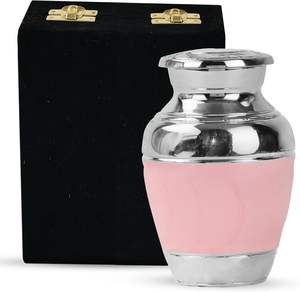 Urna Funeraria de Metal Hecha a Mano con Capacidad Personalizada, Moderna, para Guardar Cenizas, Mini Urna Conmemorativa de Sobremesa, Fabricante y Exportador - Product Image 4