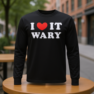 Camiseta de Manga Larga Premium con Estampado 'I Heart It' 'I Love It' para Uso Promocional - Product Image 3