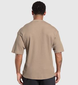 Ropa de calle 2025, fabricante de camisetas de calidad Premium, camisetas extragrandes de algodón liso en blanco, ropa deportiva informal de secado rápido para hombres - Product Image 2