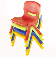 Vente en gros de chaise de jardin d'enfants chaise empilable d'école en plastique pour pépinière chaise de haute qualité de 18 pouces pour enfants