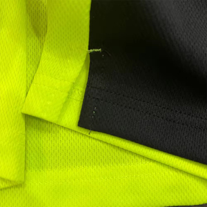 Camisa de Trabajo de Alta Visibilidad Amarillo Marino, Ignífuga, Reflectante, para Minería y Construcción, Polo de Manga Larga de Secado Rápido - Product Image 4