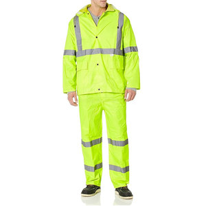 Traje DE SEGURIDAD impermeable transpirable de alta visibilidad, ropa de trabajo reflectante, nuevo diseño, traje de seguridad hecho a medida para venta en línea - Product Image 6