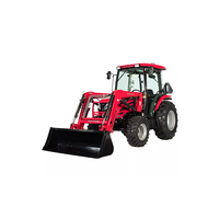 Petits équipements de charge frontale pour tracteurs à vendre, chargeuse sur pneus Mahindra avec moteur et composants de pompe, matériel agricole