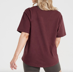 Chemises d'été confortables et de bonne qualité avec logo personnalisé T-shirts en polyester vierge de qualité décontractés pour jeunes dames pour femmes - Product Image 2