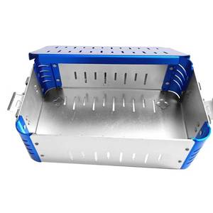 Caja de Almacenamiento de Instrumentos Quirúrgicos Veterinarios de Acero Inoxidable de Grado Quirúrgico, Bandeja Organizadora para Ortopedia General - Product Image 5