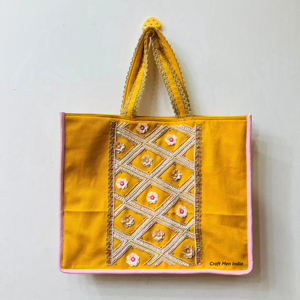 กระเป๋าสะพายข้างประดับลูกปัดสำหรับผู้หญิงกระเป๋าใส่ของจากอินเดียสไตล์โบฮีเมียนกระเป๋าถือลูกปัดสำหรับงานปาร์ตี้ตอนเย็นช้อปปิ้ง - Product Image 1