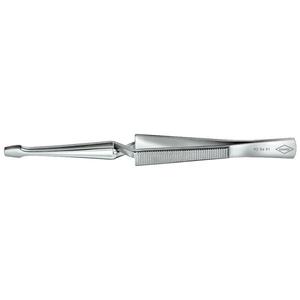 Pince à épiler Knipex à pointes trapézoïdales et à motif droit - Product Image 1
