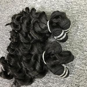 Venta al por mayor 100% Extensiones de Cabello Virgen de Alta Calidad Rizo Natural Liso Gran Stock Color Claro Vietnamita Cabello Crudo para - Product Image 3