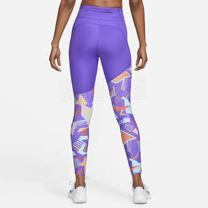 Leggings mi-taille sans couture pour femmes, longueur genou, respirants, vêtements de sport de yoga, logo personnalisable, tissu tricoté, élasthanne/polyester - Product Image 2