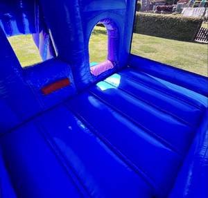 Castillo Inflable con Tobogán de Sirena, Castillo Inflable Comercial de PVC para Niños, Fiestas Escolares, Bodas y Eventos - Product Image 2