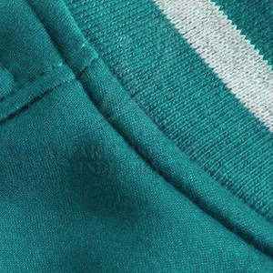 Chaqueta Letterman para hombre de color sólido de nuevo diseño con cuello levantado y logotipo frontal poliéster/algodón cálido ropa de calle de invierno para hombre - Product Image 6