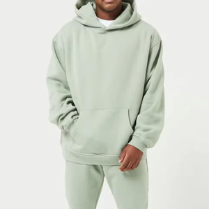 Top Quality Men Tracksuits Streetwear <b>100</b>% Cotton Tracksuit Customized Logo Running Outdoor Jogging Set Lightweight - Product Image 1