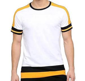 Pakistan fait en gros T-shirt pour hommes personnalisé hommes coupe ample à manches courtes bonne qualité hommes T-Shirt coton/fibre de bambou - Product Image 3